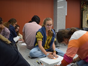 Sesión con Isabel García, arteterapeuta