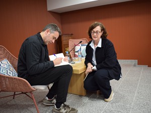 Entrevista a Jesús Montiel en el CM Arosa