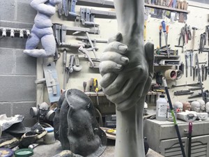 Visita al taller de Ramón Conde