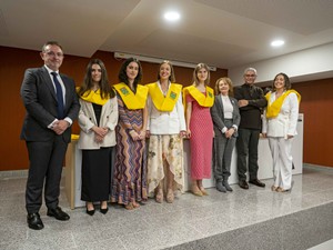 Acto de clausura en el Colegio Mayor Arosa