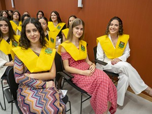Acto de clausura en el Colegio Mayor Arosa