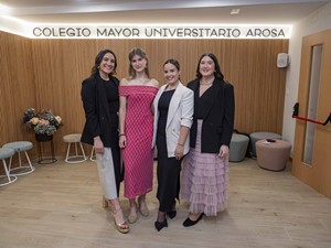 Acto de clausura en el Colegio Mayor Arosa