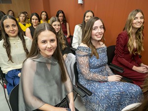 Acto de clausura en el Colegio Mayor Arosa