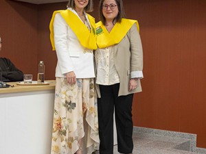 Acto de clausura en el Colegio Mayor Arosa