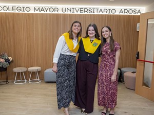 Acto de clausura en el Colegio Mayor Arosa
