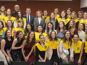 Acto de clausura en el Colegio Mayor Arosa