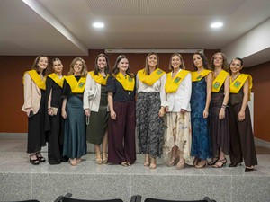 Acto de clausura en el Colegio Mayor Arosa