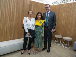 Acto de clausura en el Colegio Mayor Arosa