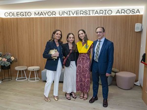 Acto de clausura en el Colegio Mayor Arosa
