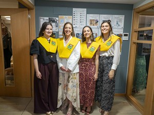Acto de clausura en el Colegio Mayor Arosa