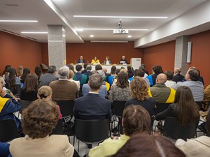 Acto de clausura en el Colegio Mayor Arosa