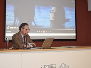 Sesión Culturearte con Jesús Fontenla en el Colegio Mayor Arosa