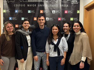 Sesión Culturearte con Jorge Mira en el Colegio Mayor Arosa