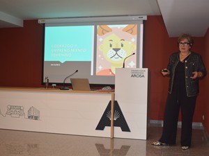 Sesión Culturearte con Mar Vivero en el Colegio Mayor Arosa