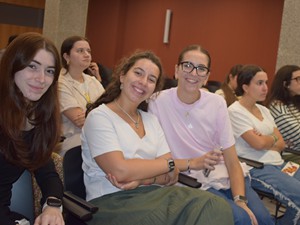 Sesión Culturearte con Iván Baliña en el Colegio Mayor Arosa