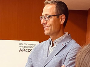Sesión Culturearte con Miguel Ángel Jordán en el Colegio Mayor Arosa